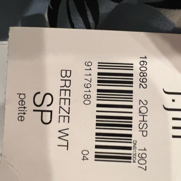 J. Jill Wearever Collection Floral Blue Size Petite Small NWT - Picture 6 of 8